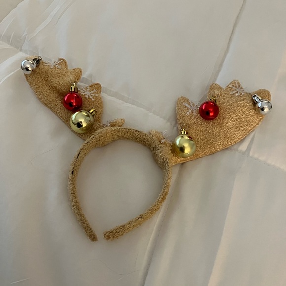 Other - Festive Reindeer Antler Headband with Ornaments